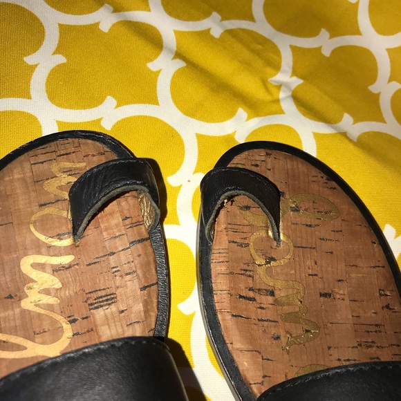 Sam Edelman | Leather Leopard Flynn Sandals 6M - Picture 7 of 8